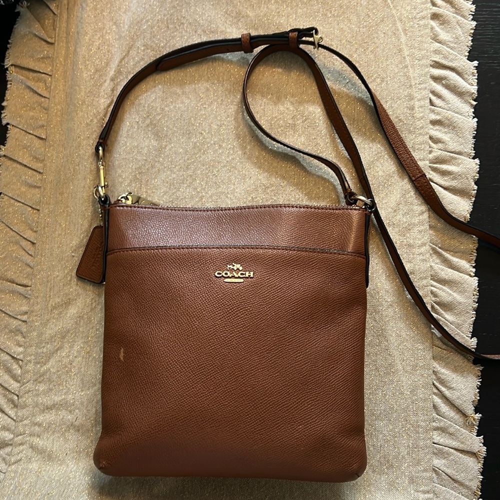 Coach Leather Cross Body Bag
